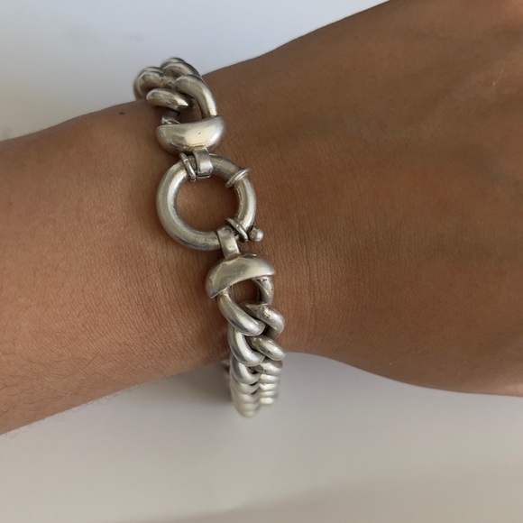 32 gram sterling silver Cuban link bracelet - Picture 2 of 6
